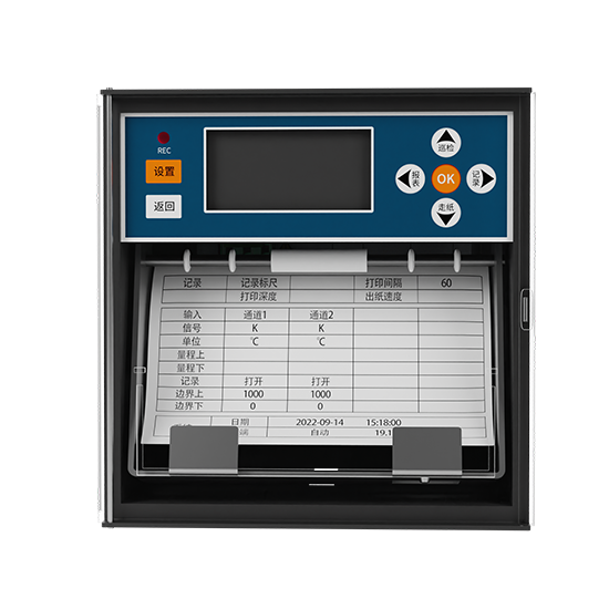 云顶国际集团R1200 1-12路 液晶智能 打印有纸记录仪 电流/电压/温度/压力