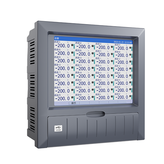 云顶国际集团MIK-R8000D 1-40路 10.4英寸 彩屏 无纸记录仪 USB