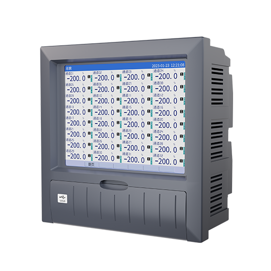 云顶国际集团MIK-R8000D 1-40路 10.4英寸 彩屏 无纸记录仪 USB