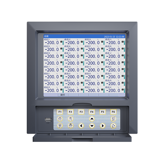 云顶国际集团MIK-R8000D 1-40路 10.4英寸 彩屏 无纸记录仪 USB
