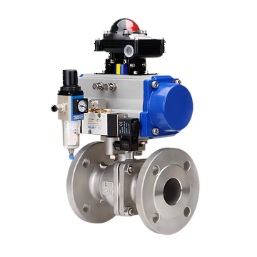 云顶国际集团-气动法兰球阀 流体控制